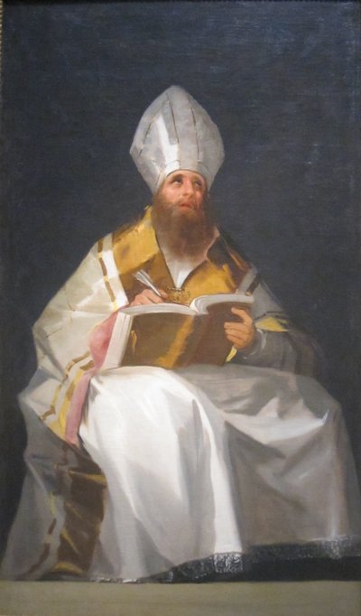 Saint Ambrose by Francisco de Goya